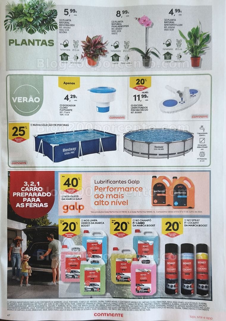 Antevisão Folheto CONTINENTE Bazar Promoções de 7 a 13 julho